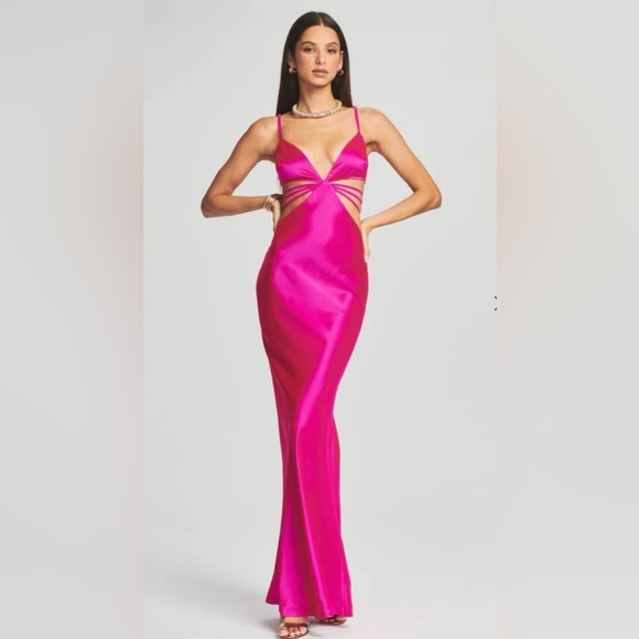 Retrofete Selma Dress | NWT | Large | Neon Pink - Picture 1 of 9